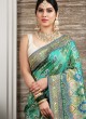 Peacock Motifs Banarasi Silk Saree For Women